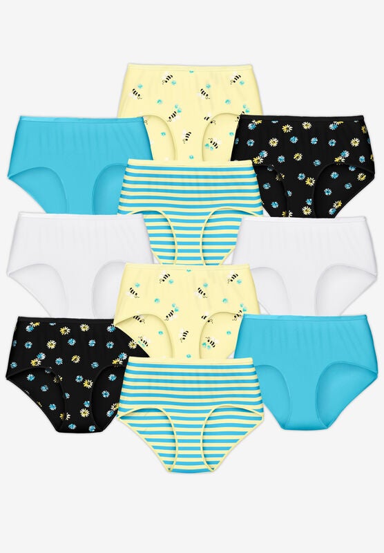Ladies Size 10-12 Stretchy Full Briefs Knickers panties cotton Rich Colour Black Ladies Size 10-12 Stretchy Full Briefs Knickers panties cotton Rich Colour Black